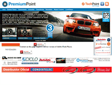 Tablet Screenshot of premiumpoint.com.ar